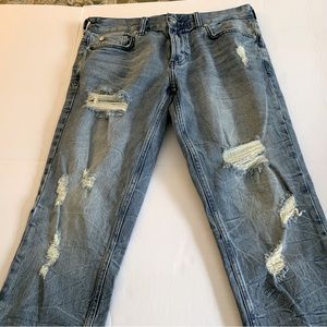 PacSun Jeans. Rips by thighs and knees. Distressed. Five pockets 30L X 3…